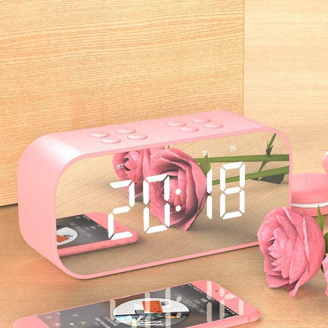 Wireless bluetooth speakers with LED display Clock - Tech Cirqit