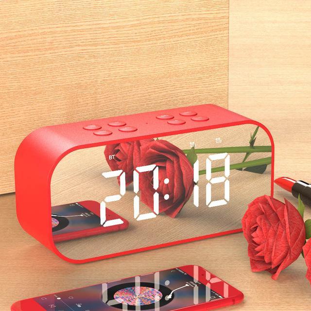 Wireless bluetooth speakers with LED display Clock - Tech Cirqit