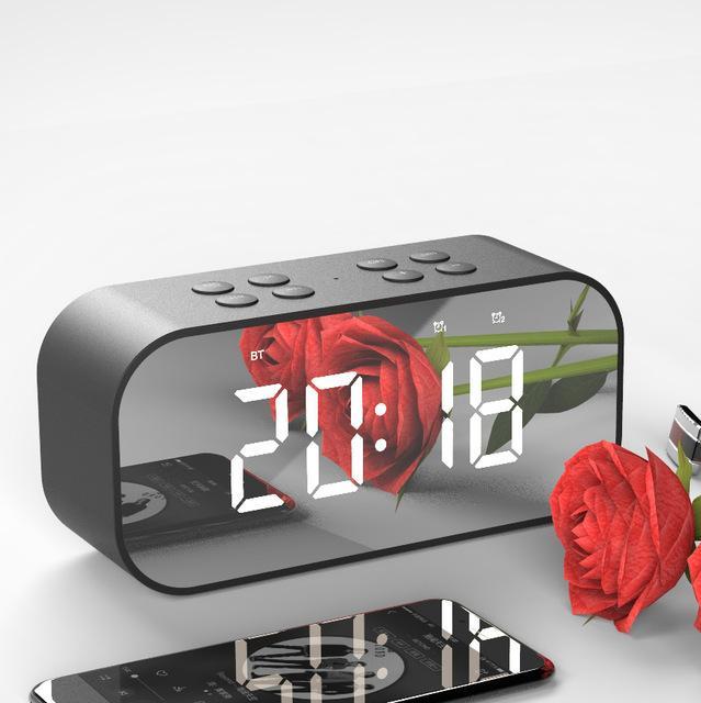 Wireless bluetooth speakers with LED display Clock - Tech Cirqit