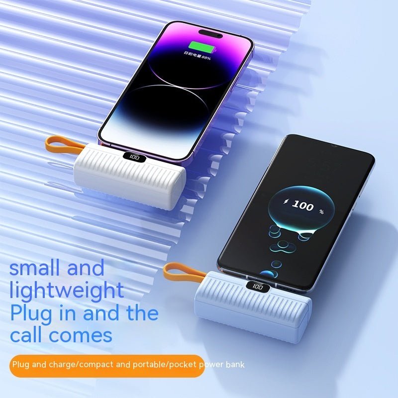 Power Bank Compact Portable Capsule Power Bank - Tech Cirqit