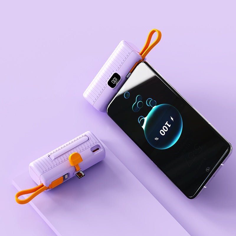 Power Bank Compact Portable Capsule Power Bank - Tech Cirqit