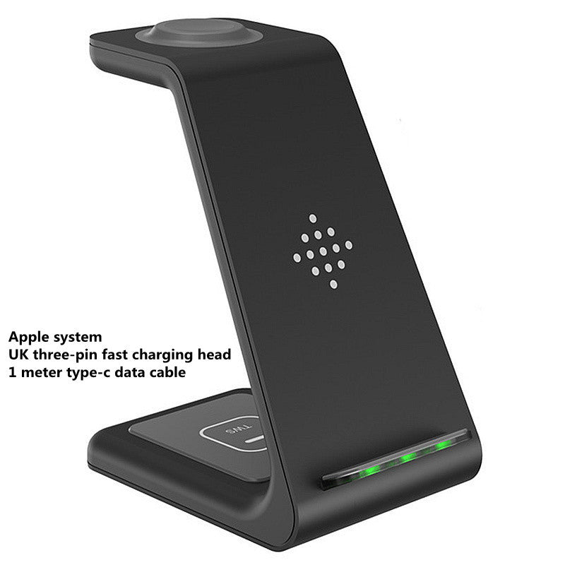 3 In 1 Fast Charging Station Wireless Charger Stand Wireless Quick Charge Dock For Phone Holder - Tech Cirqit