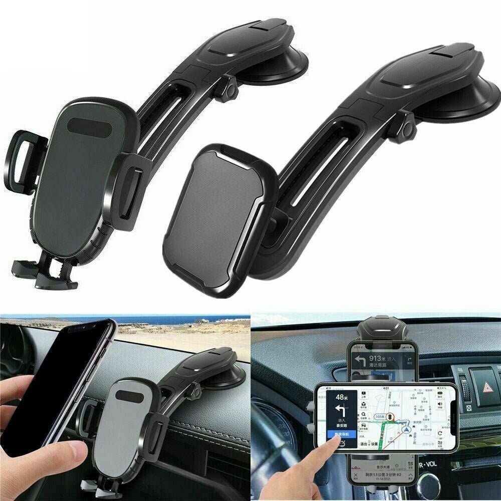360 Rotatable Phone Mount Holder Car Dashboard Gravity Adjustable GPS Stand Rotating Car Phone Holder Universal Dashboard Mount Car Holder GPS Phone Stands Auto Accessories Car Phone Holder - Tech Cirqit